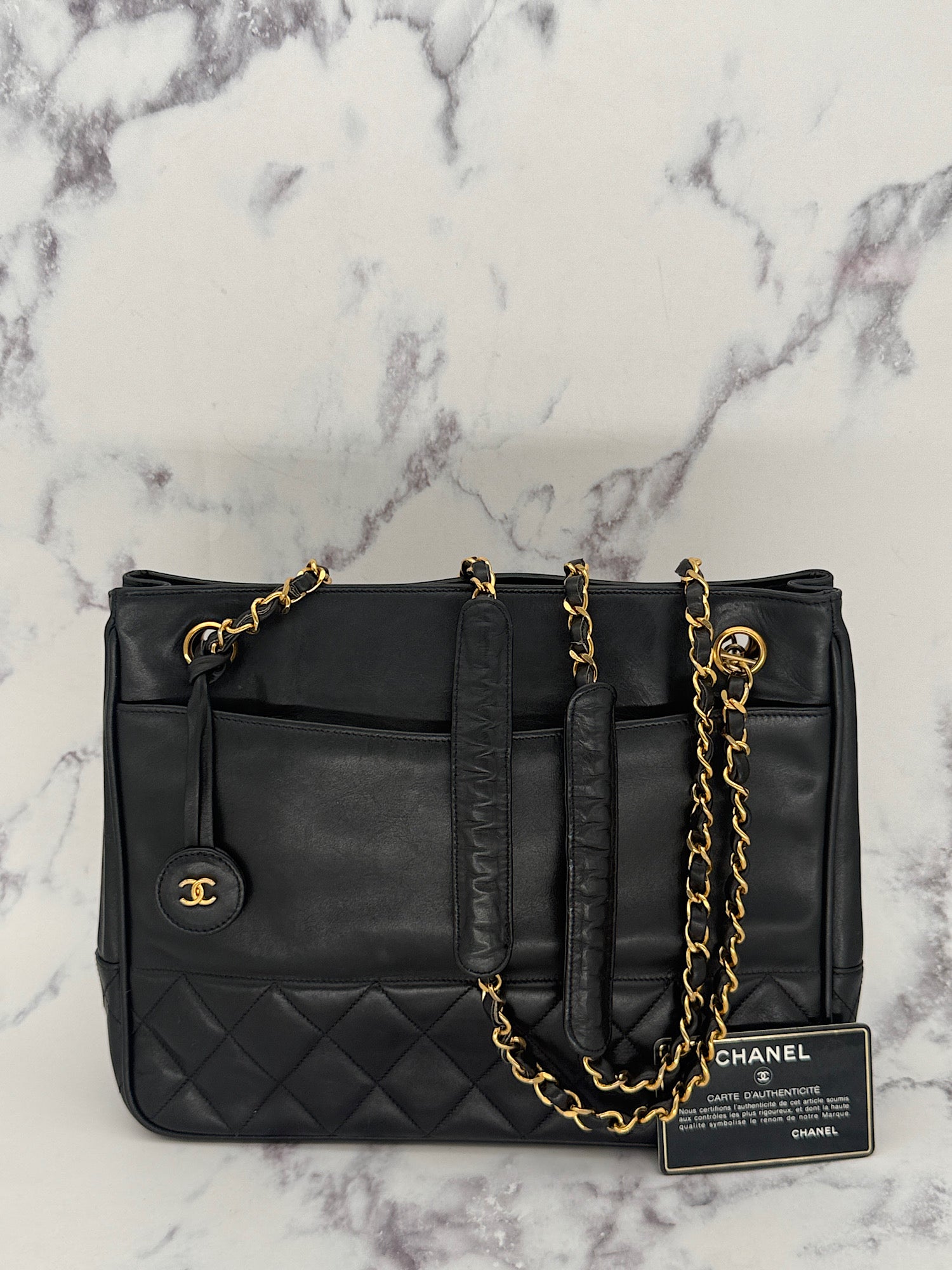 Iconic Chanel Lambskin Tote
