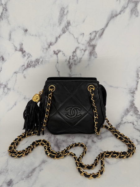 Chanel Chain Crossbody with Tassel