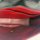 Chanel Chevron Turnlock Flap