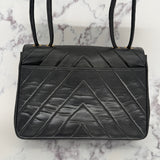 Chanel Chevron Turnlock Flap