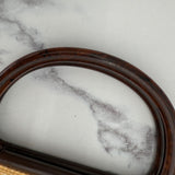 Chanel Raffia Bag with Wooden Handles