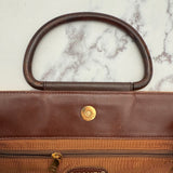Chanel Raffia Bag with Wooden Handles