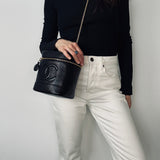 Iconic Chanel Caviar Vanity Bag