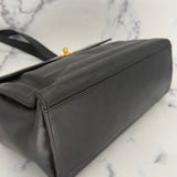 Chanel Black Turnlock Tote