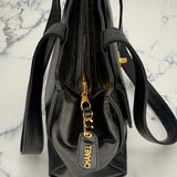 Chanel Black Turnlock Tote