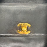 Chanel Black Turnlock Tote