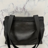 Chanel Black Turnlock Tote