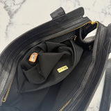 Chanel Black Turnlock Tote