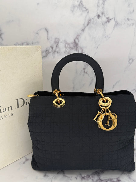 Lady Dior Cannage in Nylon