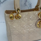 Medium Lady Dior in Patent