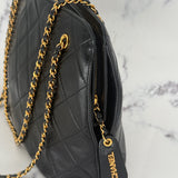 Chanel Black Matelasse Shoulder Bag