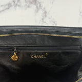 Chanel Black Matelasse Shoulder Bag