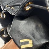 Chanel Decacoco Caviar Drawstring Bag