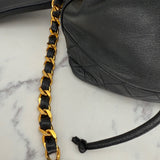Iconic Chanel Lambskin Drawstring Bag