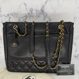 Chanel Matelasse CC Lambskin Tote