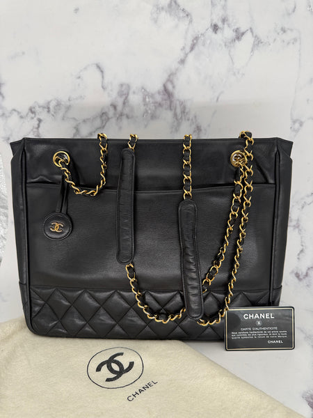 Chanel Matelasse CC Lambskin Tote
