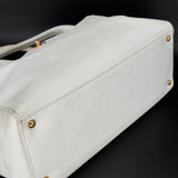 Chanel White Executive Bag