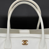 Chanel White Executive Bag