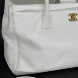 Chanel White Executive Bag