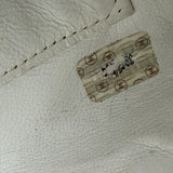 Chanel White Matelasse Shoulder Bag