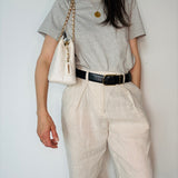 Chanel White Matelasse Shoulder Bag