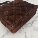 Chanel Suede Turnlock Tote