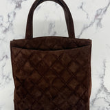 Chanel Suede Turnlock Tote