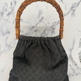 Gucci Bamboo Denim Bag
