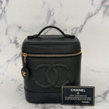 Chanel Vintage Caviar Vanity Case
