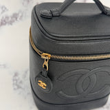 Chanel Vintage Caviar Vanity Case