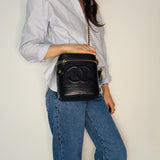 Chanel Vintage Caviar Vanity Case