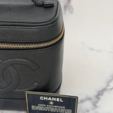 Chanel Vintage Caviar Vanity Case