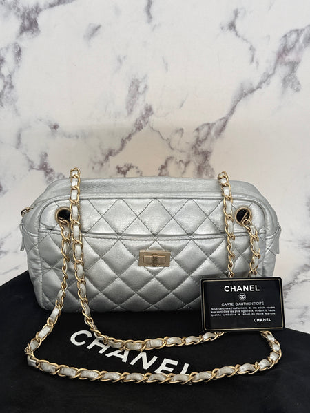 Chanel Reissue Silver Camera Bag