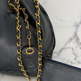 Rare Chanel Drawstring bag in Navy