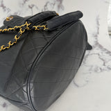 Rare Chanel Drawstring bag in Navy