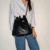 Rare Chanel Gabrielle Bucket Bag