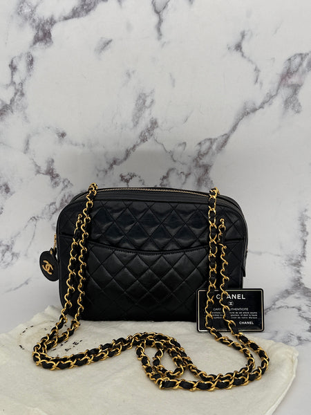 Chanel Double Chain Crossbody Bag
