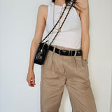 Chanel Double Chain Crossbody Bag