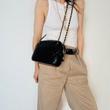 Chanel Double Chain Crossbody Bag