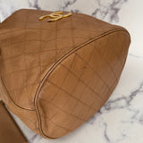 Rare Chanel Bucket Bag in Dark Beige