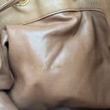 Rare Chanel Bucket Bag in Dark Beige