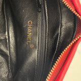 Rare Chanel Logo Camera Bag in Red