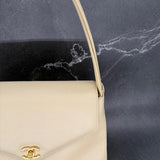 Rare Chanel Caviar Kelly Bag in Cream
