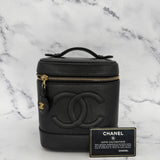 Chanel Vintage Caviar Vanity Case