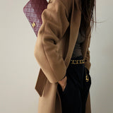 Rare Chanel Classic Full Flap in Burgundy