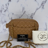 Iconic Chanel Camera Bag in Beige