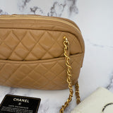 Iconic Chanel Camera Bag in Beige