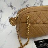 Iconic Chanel Camera Bag in Beige