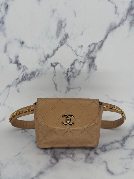 Chanel Iconic Belt Bag in Beige