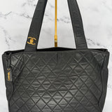 Rare Chanel Turnlock Matelasse Tote